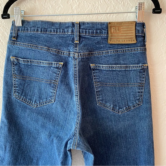 Vintage Ralph Lauren Stretch Saturday Bootcut Jeans Size 6x32 Denim Flare - Picture 6 of 13
